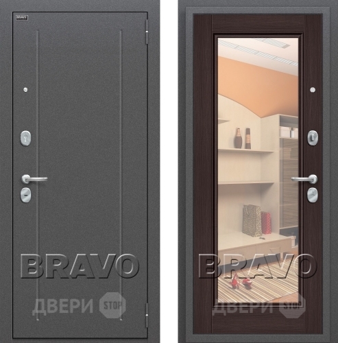 Входная металлическая Дверь Bravo Оптим Флэш Венге в Раменском