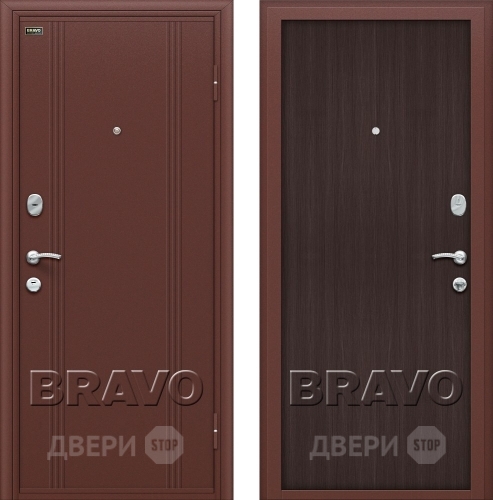 Входная металлическая Дверь Bravo Оптим Door Out 201 Венге в Раменском