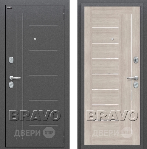 Дверь Bravo Оптим Проф Капучино в Раменском