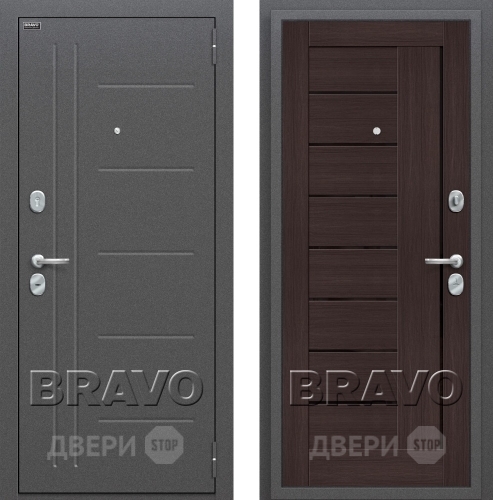 Дверь Bravo Оптим Проф Венге в Раменском