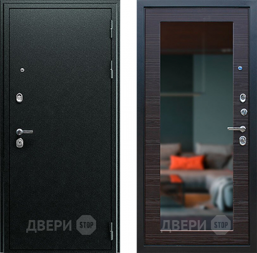 Дверь АСД Next-1 с зеркалом Венге поперечный в Раменском