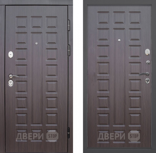 Входная металлическая Дверь Снедо S01 2К Венге  в Раменском