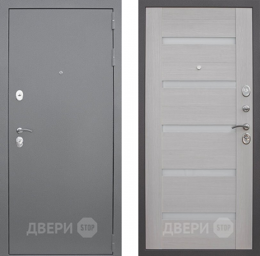 Входная металлическая Дверь Снедо Люкс Белая Лиственница 3К в Раменском