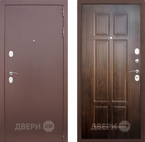 Входная металлическая Дверь Снедо Т30 3К Vinorit Грецкий орех в Раменском