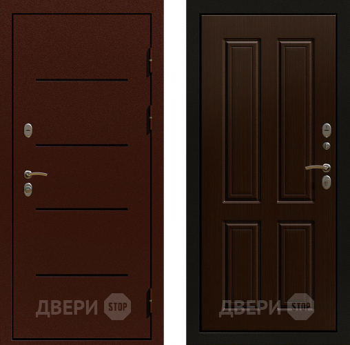 Входная металлическая Дверь Райтвер Термо венге в Раменском