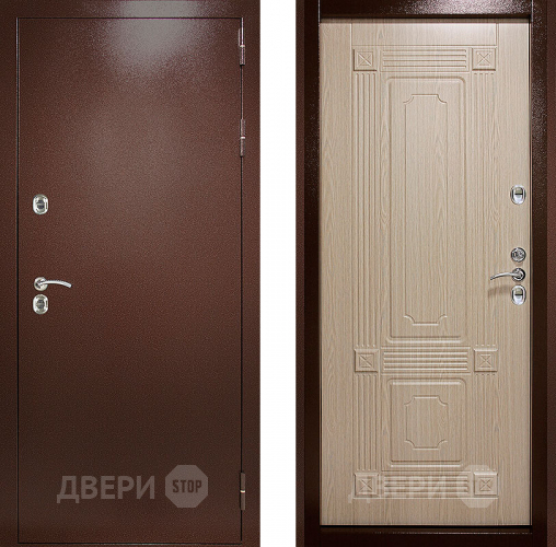 Входная металлическая Дверь (Дверной Континент) Термаль Ультра Беленый дуб в Раменском