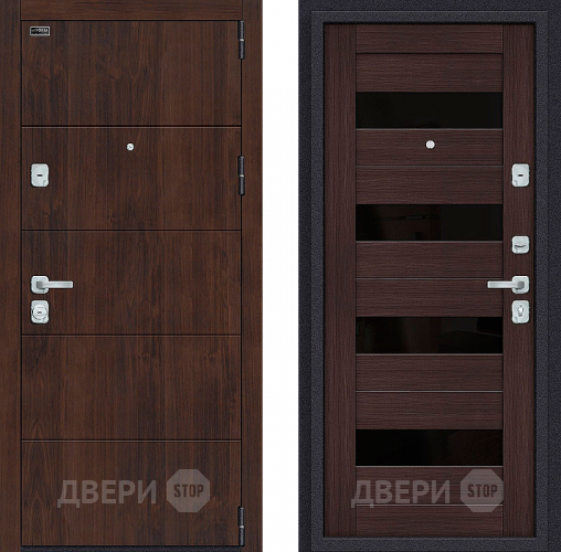 Входная металлическая Дверь Bravo Porta M-3 4/П23 Wenge Veralinga в Раменском