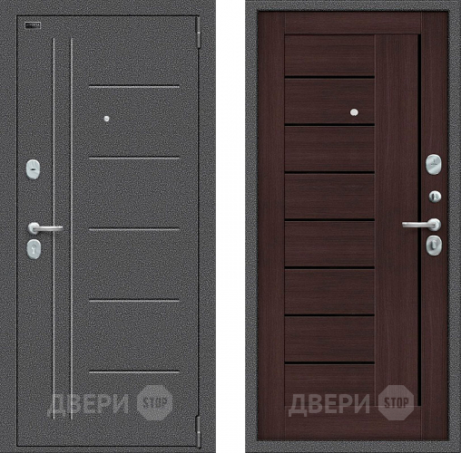Входная металлическая Дверь Bravo Porta S-2 109/П29 Венге в Раменском