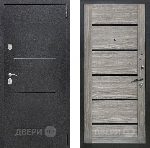 Входная металлическая Дверь Престиж Люкс Дуб дымчатый в Раменском