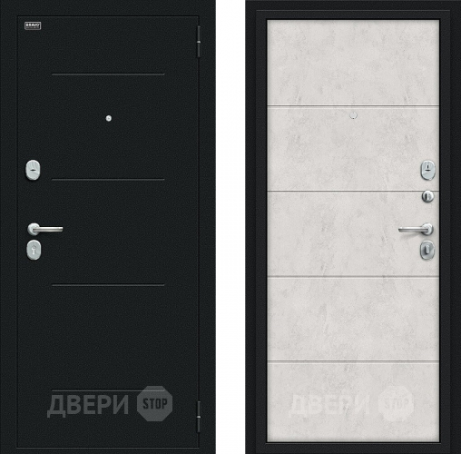 Дверь Bravo Граффити-1 Букле черное/Look Art в Раменском