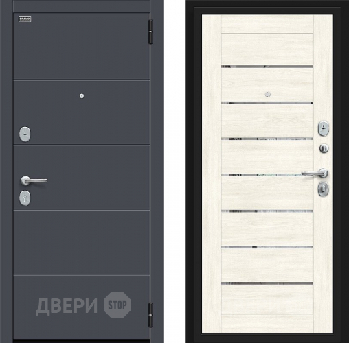 Дверь Bravo Прайд Kale Graphite Pro/Nordic Oak в Раменском