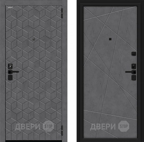 Дверь Bravo Кьюб Лунный камень/Slate Art в Раменском