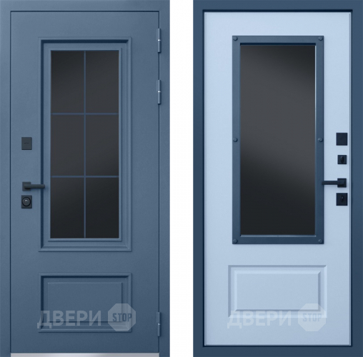 Дверь АСД Терморазрыв Эльбрус с окном и английской решеткой в Раменском