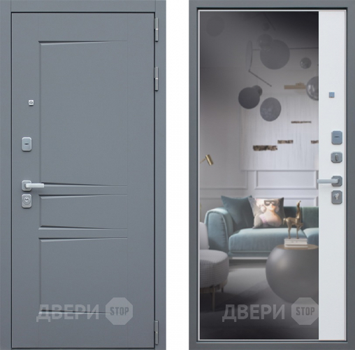 Дверь АСД Челси с зеркалом в Раменском