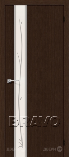 Межкомнатная дверь Глейс-1 Twig (3D Wenge) в Раменском