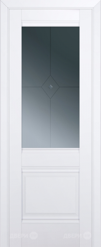 Межкомнатная дверь ProfilDoors 2U аляска (графит) в Раменском