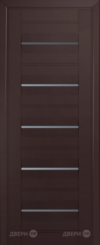 Межкомнатная дверь ProfilDoors 48U темно-коричневый (графит) в Раменском