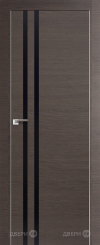 Межкомнатная дверь ProfilDoors 19Z грей (черный глянец) в Раменском