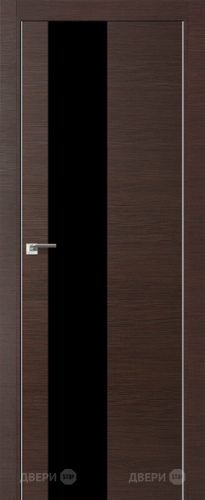 Межкомнатная дверь ProfilDoors 5Z венге кроскут (черный лак) в Раменском