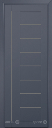 Межкомнатная дверь ProfilDoors 17U антрацит (графит) в Раменском