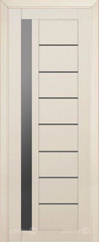 Межкомнатная дверь ProfilDoors 37U магнолия сатинат (графит) в Раменском