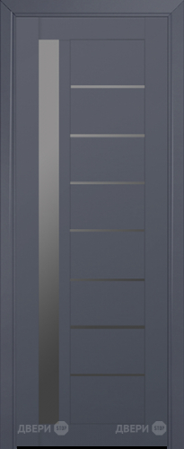 Межкомнатная дверь ProfilDoors 37U антрацит (графит) в Раменском