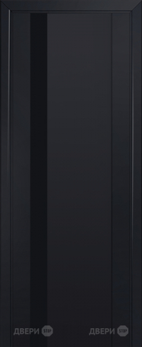 Межкомнатная дверь ProfilDoors 62U черный (черный лак) в Раменском