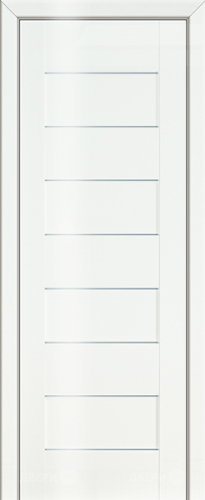 Межкомнатная дверь ProfilDoors 45L белый люкс (графит) в Раменском