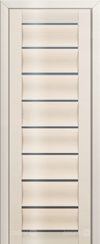 Межкомнатная дверь ProfilDoors 76L магнолия люкс (графит) в Раменском