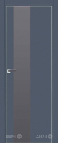 Межкомнатная дверь ProfilDoors 5E Антрацит (серебряный лак) в Раменском