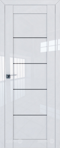 Межкомнатная дверь ProfilDoors 2-11L белый люкс (графит) в Раменском