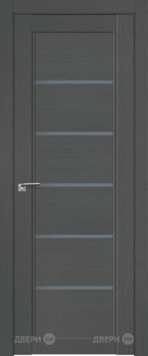Межкомнатная дверь ProfilDoors 2-76 XN Грувд (графит) в Раменском