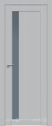 Межкомнатная дверь ProfilDoors 2-71U Манхэттен (графит) в Раменском