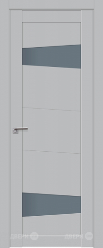 Межкомнатная дверь ProfilDoors 2-84U Манхэттен (графит) в Раменском