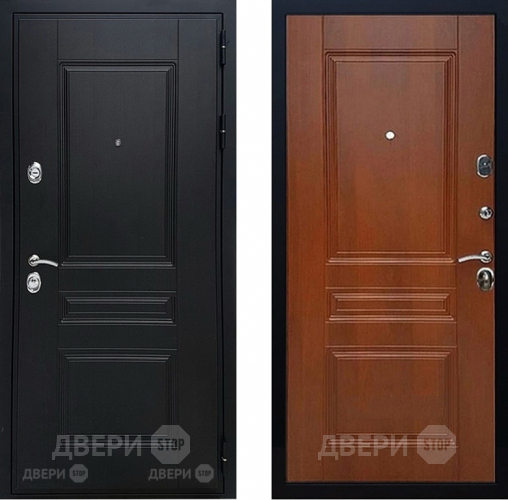 Входная металлическая Дверь Геркон (Gercon) Лондон панель МДФ Итальянский орех в Раменском