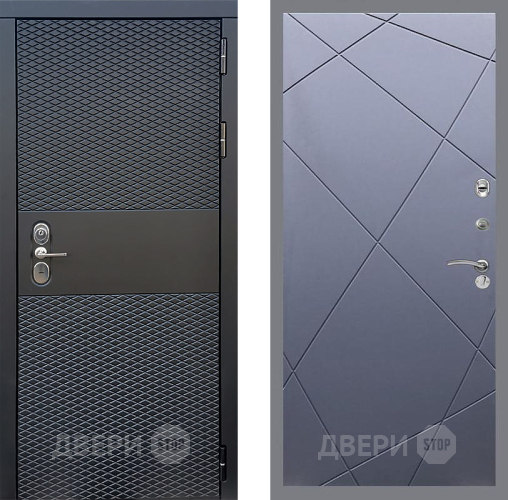 Входная металлическая Дверь Стоп БЛЭК CISA ФЛ-291 Силк титан в Раменском