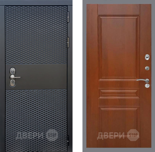 Входная металлическая Дверь Стоп БЛЭК CISA ФЛ-243 Итальянский орех в Раменском