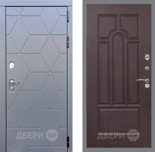 Входная металлическая Дверь Стоп КОСМО ФЛ-58 Венге в Раменском
