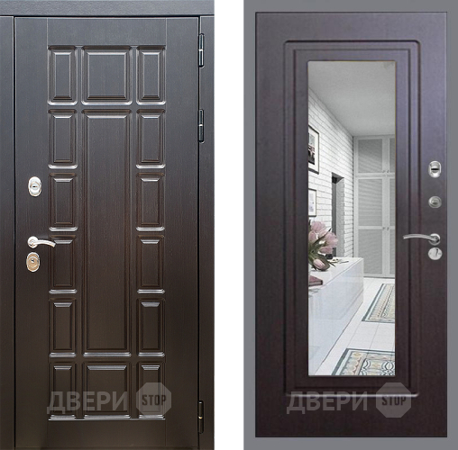 Дверь Стоп НЬЮ ЙОРК Зеркало ФЛ-120 Венге в Раменском