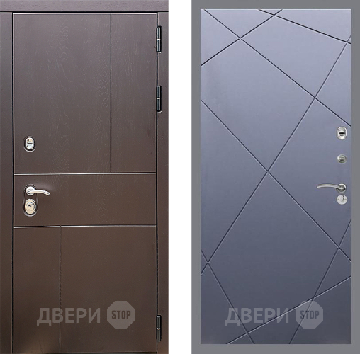 Дверь Стоп УРБАН ФЛ-291 Силк титан в Раменском