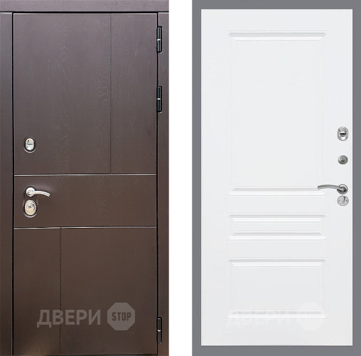 Входная металлическая Дверь Стоп УРБАН ФЛ-243 Силк Сноу в Раменском