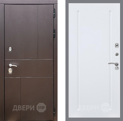 Дверь Стоп УРБАН ФЛ-68 Силк Сноу в Раменском