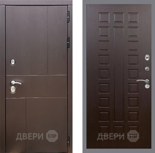 Входная металлическая Дверь Стоп УРБАН ФЛ-183 Венге в Раменском