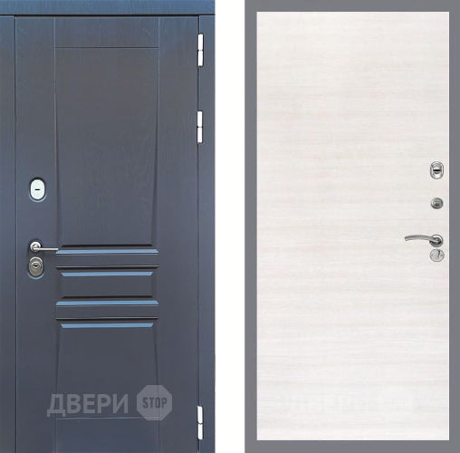 Входная металлическая Дверь Стоп ПЛАТИНУМ Гладкая Акация светлая в Раменском