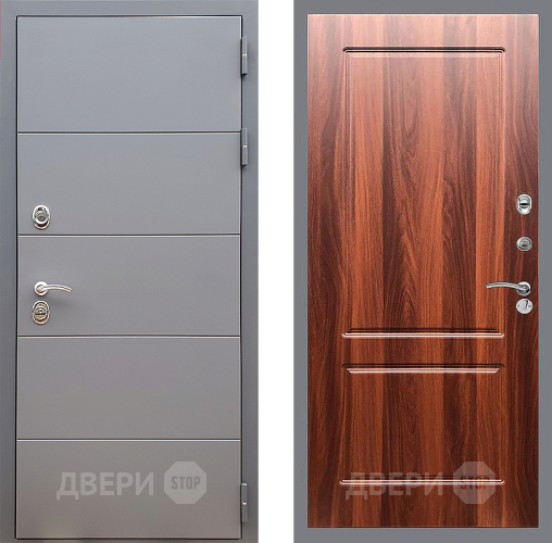 Дверь Стоп АРТ ГРАФИТ ФЛ-117 Итальянский орех в Раменском