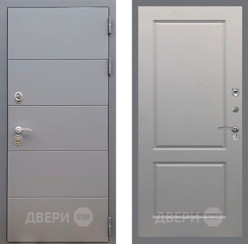 Дверь Стоп АРТ ГРАФИТ ФЛ-117 Грей софт в Раменском