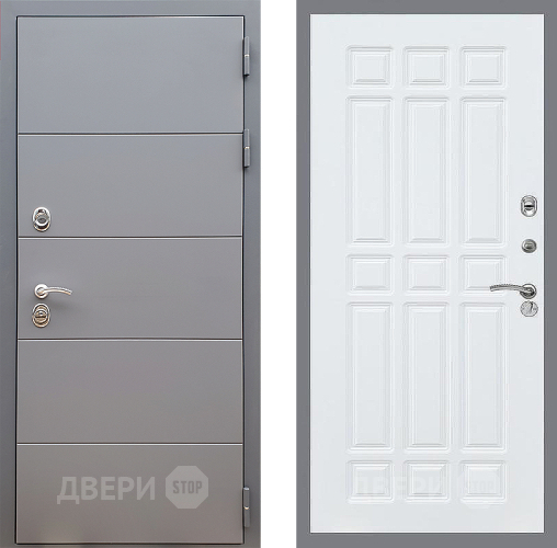 Дверь Стоп АРТ ГРАФИТ ФЛ-33 Силк Сноу в Раменском