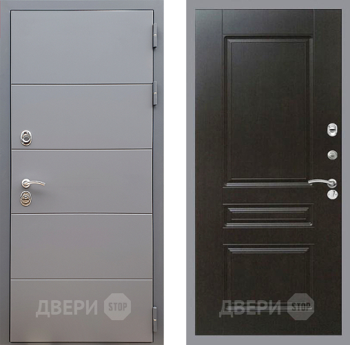 Дверь Стоп АРТ ГРАФИТ ФЛ-243 Венге в Раменском