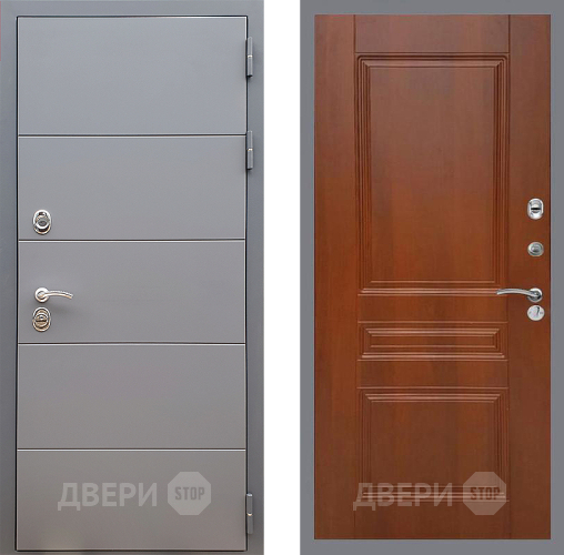 Дверь Стоп АРТ ГРАФИТ ФЛ-243 Итальянский орех в Раменском
