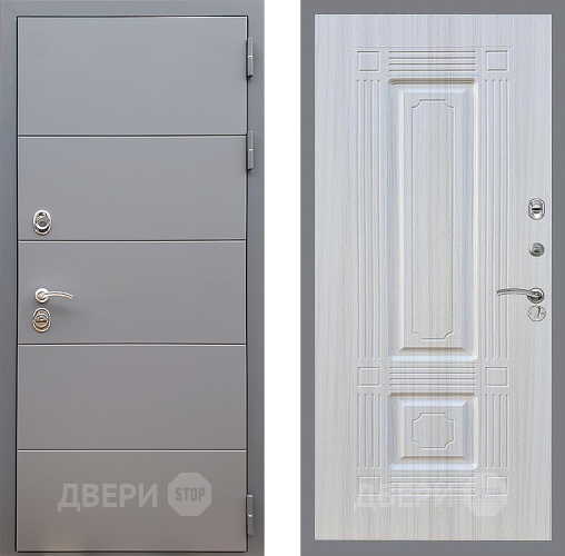Дверь Стоп АРТ ГРАФИТ ФЛ-2 Сандал белый в Раменском